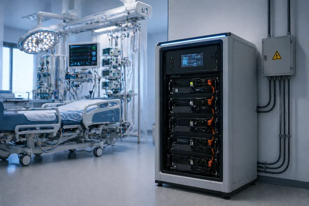 Infraestructura energética para equipos médicos
