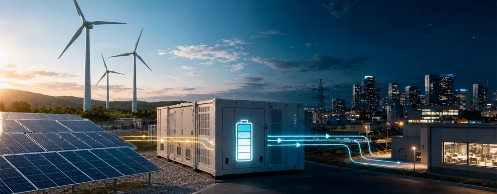 almacenamiento energético - energías renovables